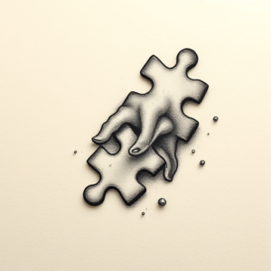 Micro-Realism Jigsaw Tattoo