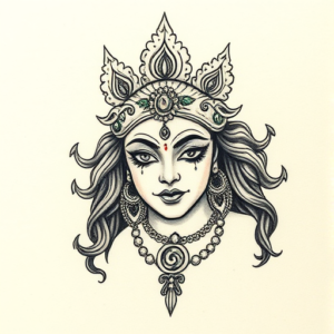 Micro Realism Kali Tattoo