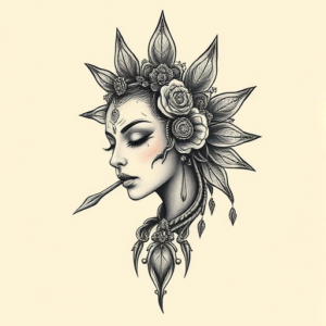 Micro-Realism Kali Tattoo