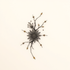 Micro Realism Kintsugi Tattoo