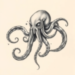 Micro-Realism Kraken Tattoo