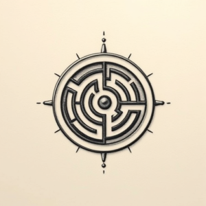 Micro-Realism Labyrinth Tattoo