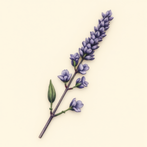 Micro-Realism Lavender Tattoo
