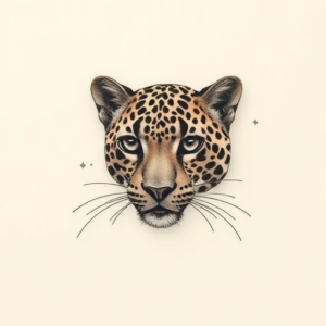 Micro Realism Leopard Tattoo