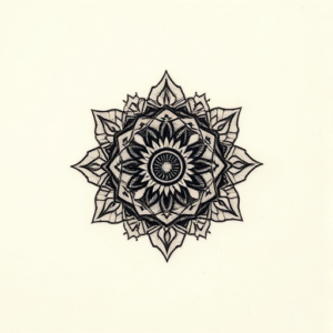 Micro Realism Mandala Tattoo