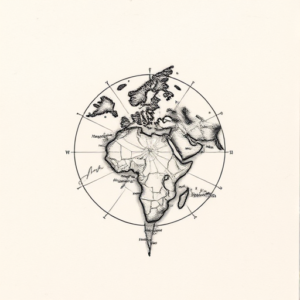 Micro Realism Map Tattoo