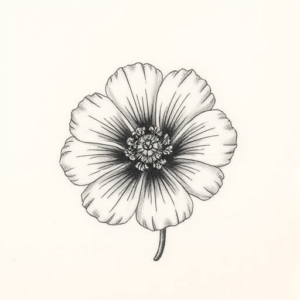 Micro Realism Marigold Tattoo