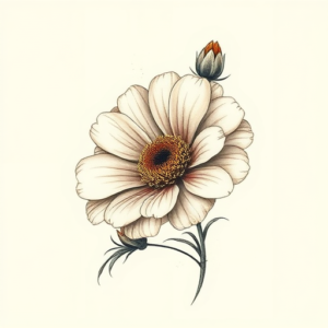 Micro-Realism Marigold Tattoo