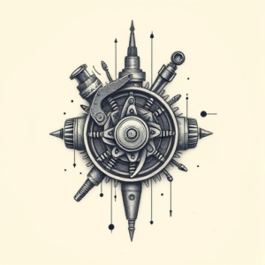 Micro-Realism Mechanic Tattoo