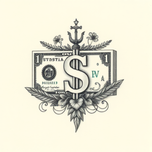 Micro Realism Money Tattoo