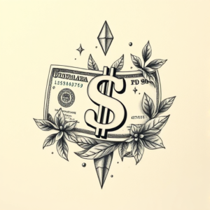Micro-Realism Money Tattoo
