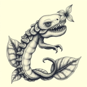 Micro-Realism Monstera Tattoo