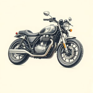 Micro-Realism Motorcycle Tattoo