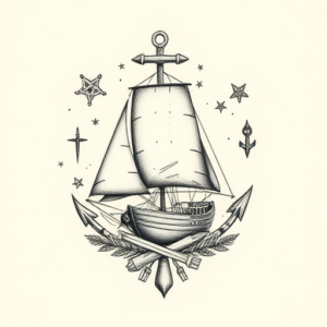 Micro Realism Nautical Tattoo