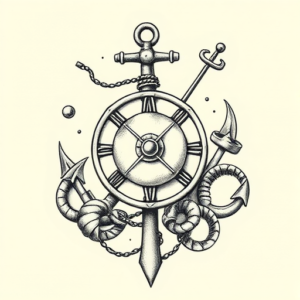 Micro-Realism Nautical Tattoo