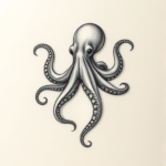 Micro Realism Octopus Tattoo