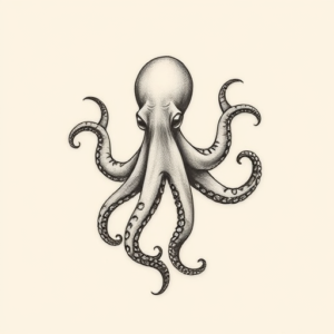 Micro-Realism Octopus Tattoo