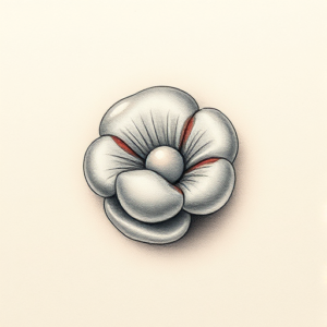 Micro Realism Pearl Tattoo