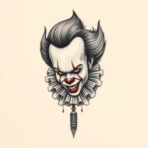 Micro-Realism Pennywise Tattoo