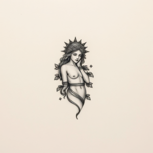 Micro Realism Persephone Tattoo