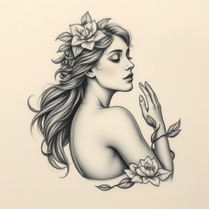 Micro-Realism Persephone Tattoo