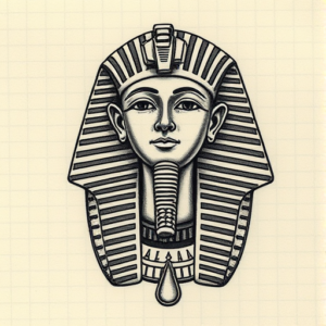 Micro Realism Pharaoh Tattoo