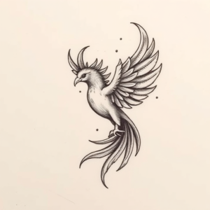 Micro-Realism Phoenix Tattoo