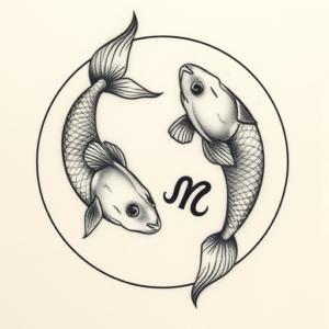 Micro-Realism Pisces Tattoo