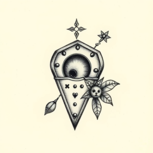 Micro-Realism Planchette Tattoo