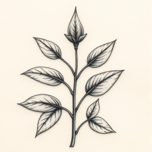 Micro-Realism Plant Tattoo