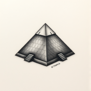Micro Realism Pyramid Tattoo