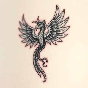 Micro Realism Quetzalcoatl Tattoo