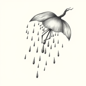 Micro-Realism Rain Tattoo