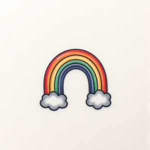 Micro Realism Rainbow Tattoo