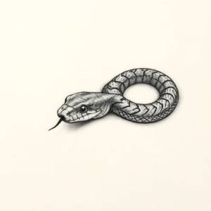 Micro Realism Rattlesnake Tattoo