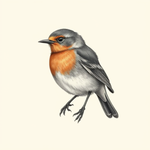 Micro Realism Robin Tattoo