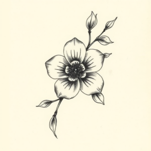 Micro-Realism Sampaguita Tattoo