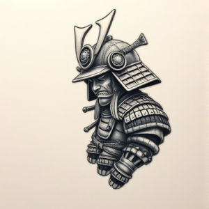 Micro Realism Samurai Tattoo