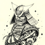 Micro-Realism Samurai Tattoo