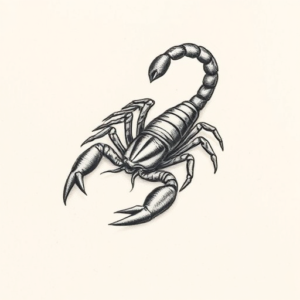 Micro-Realism Scorpion Tattoo