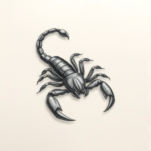 Micro Realism Scorpion Tattoo