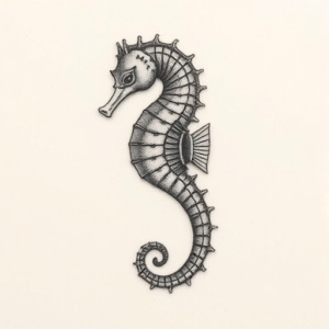 Micro Realism Seahorse Tattoo