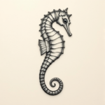 Micro-Realism Seahorse Tattoo