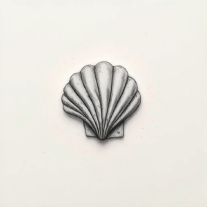 Micro Realism Seashell Tattoo
