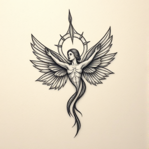 Micro Realism Seraphim Tattoo