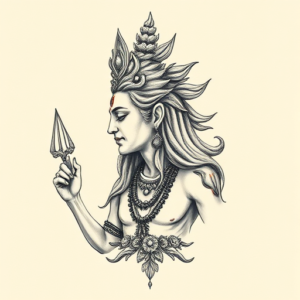 Micro-Realism Shiva Tattoo