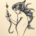 Micro-Realism Siren Tattoo