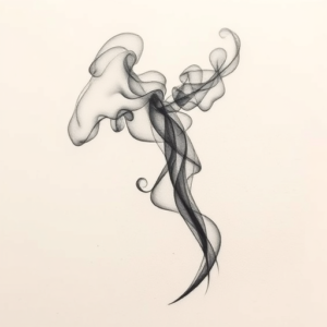 Micro-Realism Smoke Tattoo