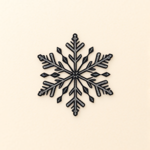 Micro Realism Snowflake Tattoo