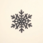 Micro-Realism Snowflake Tattoo